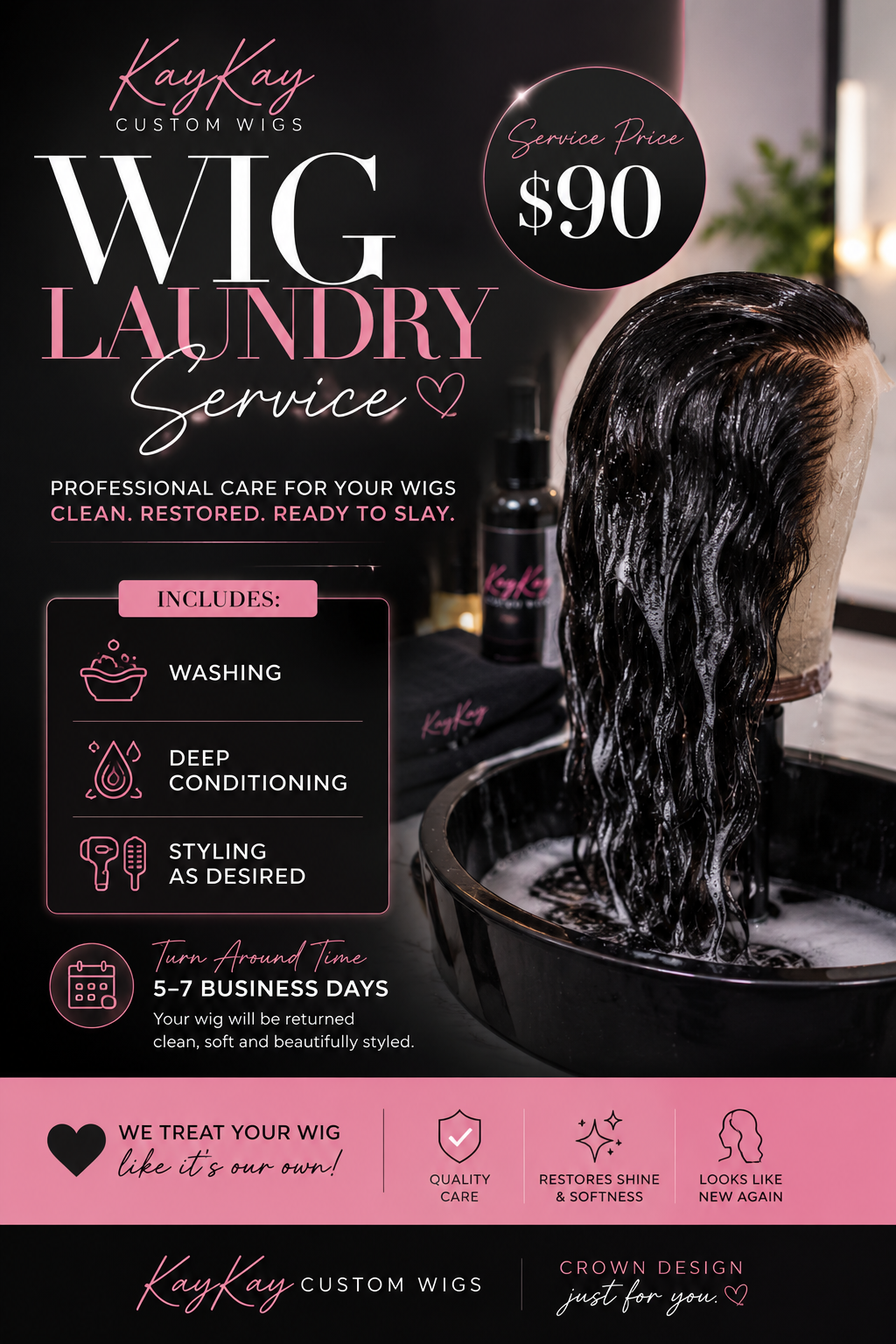 Wig Laundry Service